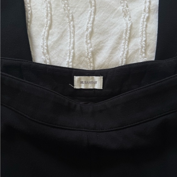 Jil Sander Black Slim Fit Black Trousers Medium - Picture 3 of 4